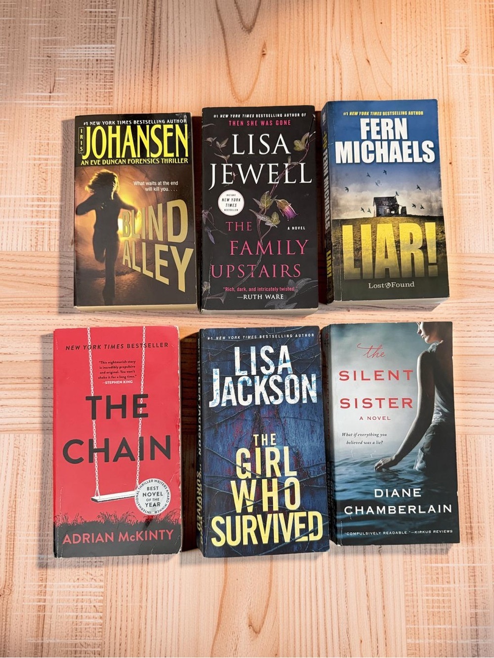 Psychological Thriller/Mystery Paperback Book Bundle